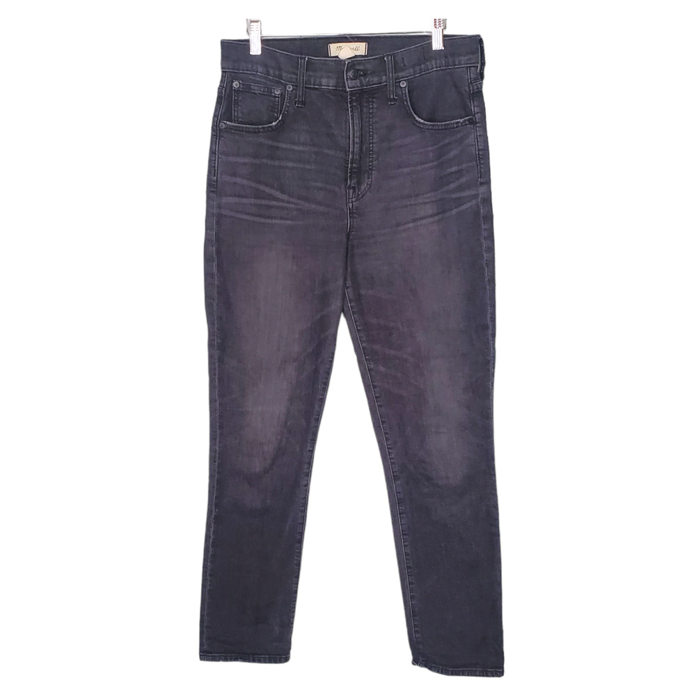 Madewell Women's Ankle Cropped Jeans — Washed Black